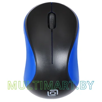 Мышь Oklick 605SW (черный/синий) 